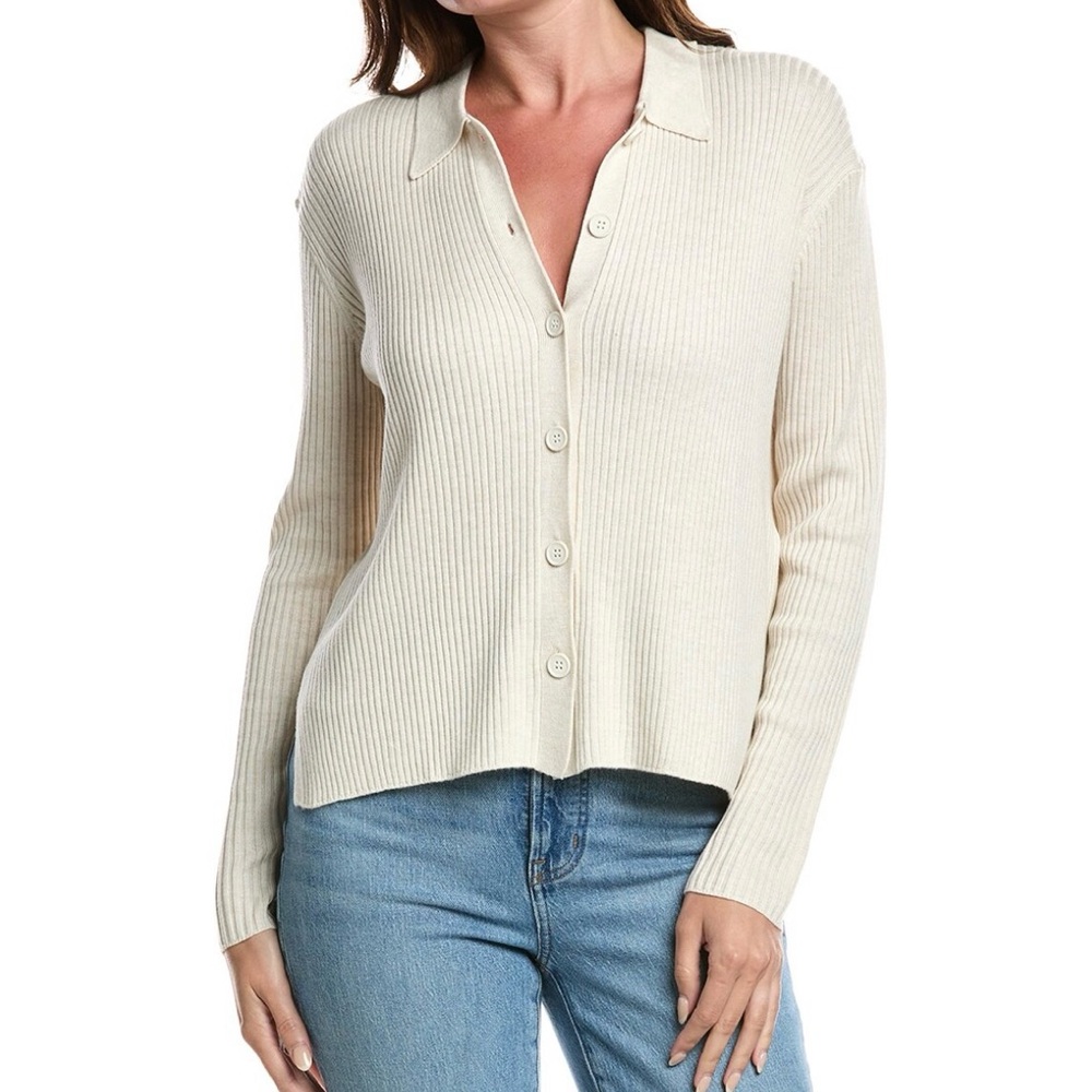 Splendid Georgie Cashmere-Blend Polo Shirt